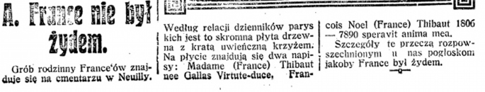 France Zydem ? 1924